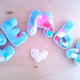 Буквы-подушки