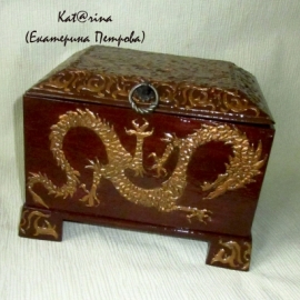 Шкатулка-ларец "Для Валентины"