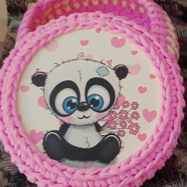 Корзинка "Панда"