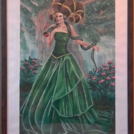 "Современная Ева и Змей Искуситель"