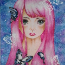 картина"Нимфа"