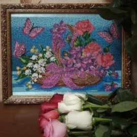 Корзина с цветами