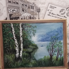 "Туманный луг" солёное тесто