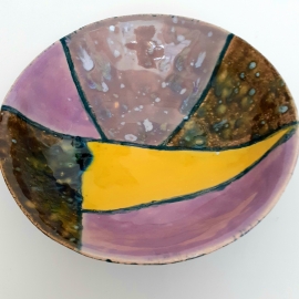 Тарелка глубокая расписная