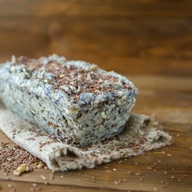 Мыло ручной работы "Льняной Скраб" с лифтинг-эффектом