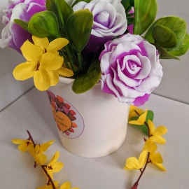 Букет из мыльных роз