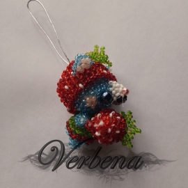 Брелок "Медведь-клубника"