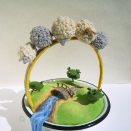 Остров Вдохновеня. Сухое валяние из шерсти.