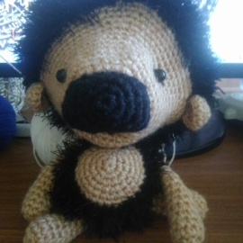 Ёжик КУКА вязаный