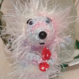 Ёжик с мешочком счастья