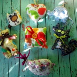 Ароматные игрушки-брелочки