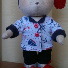 Мишка. Посплю и в море.