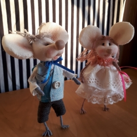 Веселые мышки "Пойдем в гости"