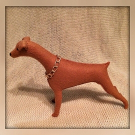 Собачки из фетра