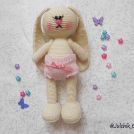 Зайка Тильда вязаная