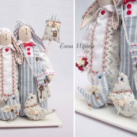 Свадебные зайцы-неразлучники