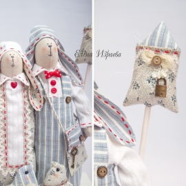 Свадебные зайцы-неразлучники