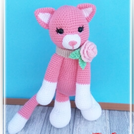 Котенок - игрушка вязанная