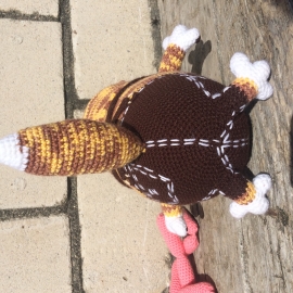 Вязаная игрушка кот Василий