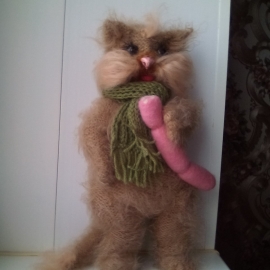 Кот  Обжоркин - мягкая игрушка