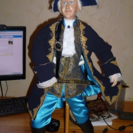 Интерьерная кукла "Провинциальный Шевалье"