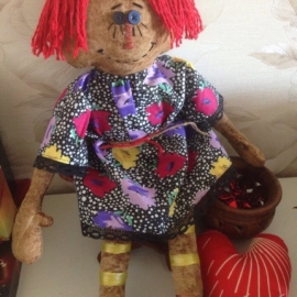 Кофейная куколка ручной работы