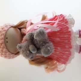 Интерьерная кукла из ткани