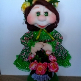 Кукла интерьерная
