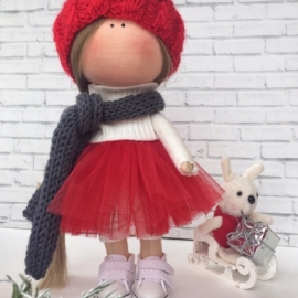 Кукла текстильная