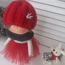 Кукла текстильная