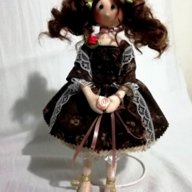 Кукла текстильная, интерьерная