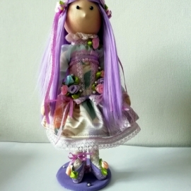 Кукла текстильная, интерьерная