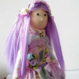 Кукла текстильная, интерьерная