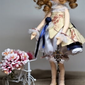 Кукла текстильная, интерьерная