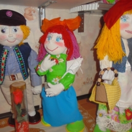 текстильные  куклы