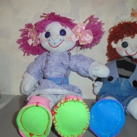 текстильные  куклы