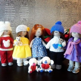 Кукла игровая,интерьерная