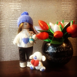 Кукла игровая,интерьерная