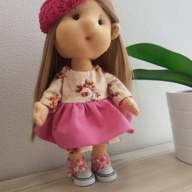 Интерьерная кукла Оленька