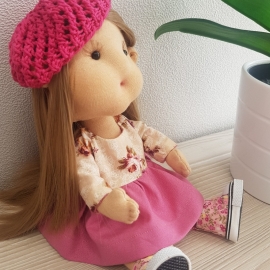 Интерьерная кукла Оленька