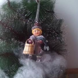 Емеля Ватная елочная игрушка