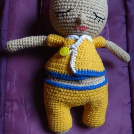 Вязаная кукла-сплюшка