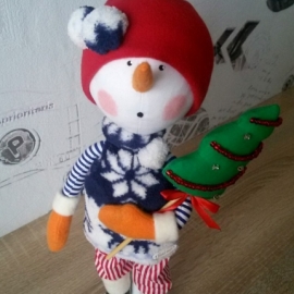 Снеговик интерьерный