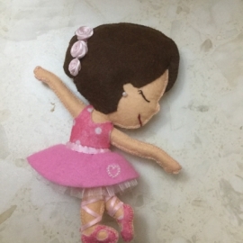 Фетровая куколка "Балерина"
