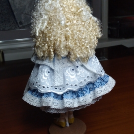 Кукла интерьерная, текстильная.