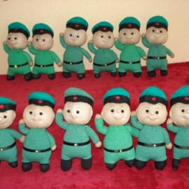 Кукла Солдат советской армии