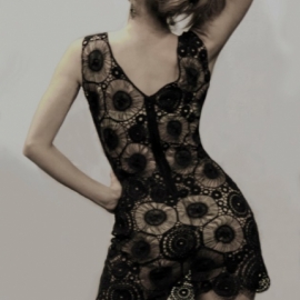 Платье "Черное кружево"