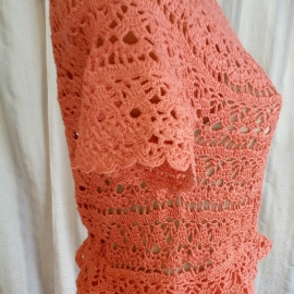 Сарафан комбинированный с шелковой юбкой