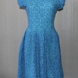 Ажурное платье крючком