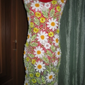 Платье кружевное